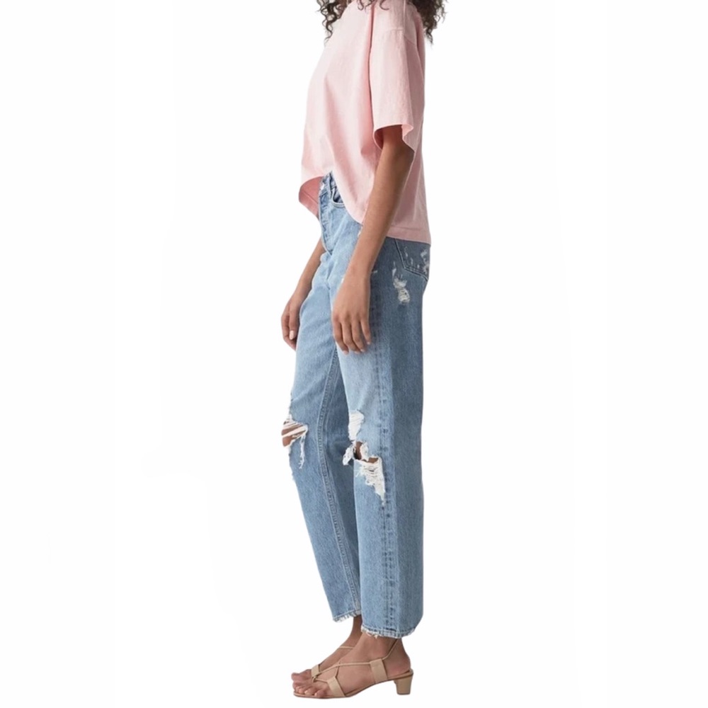 AGOLDE  90'S MID RISE LOOSE FIT IN FALL OUT